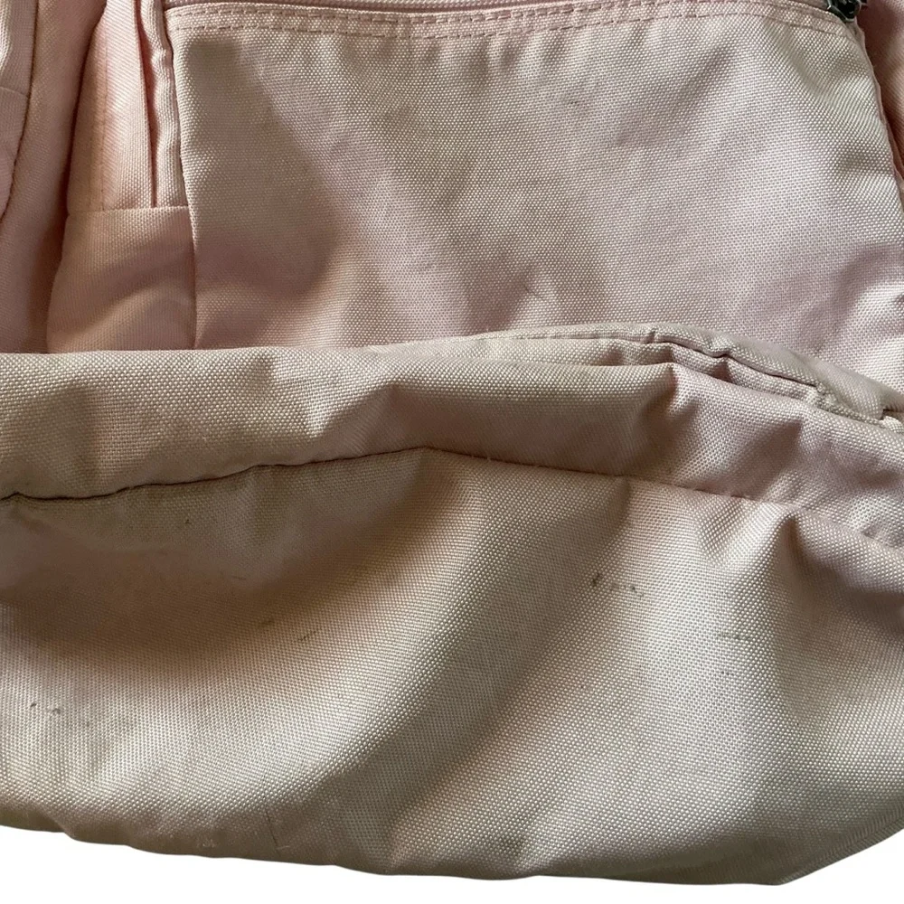 Jansport Light Pink Backpack with Front Pocket